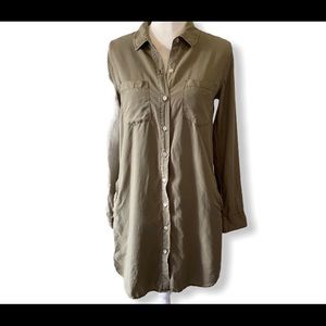 Thred+Supply Shirt Dress Long Sleeve Utility S